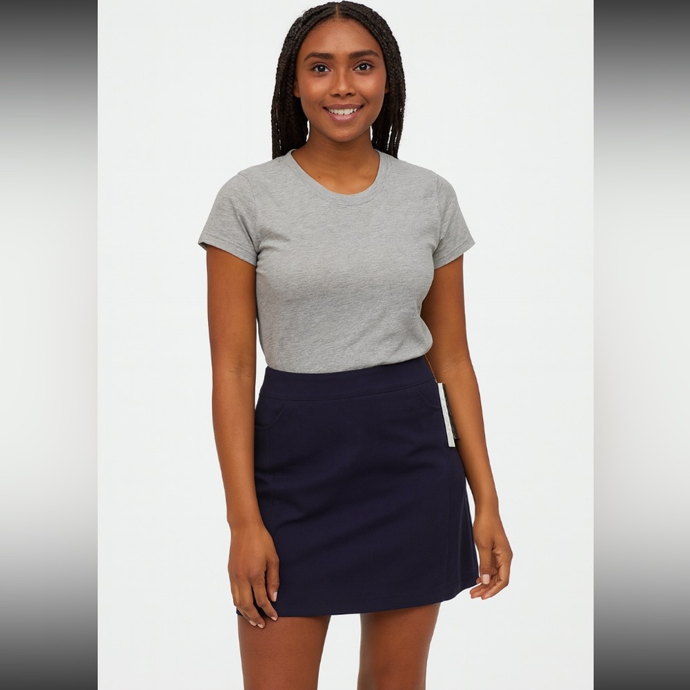 Tribal Classic Navy Women's Deep Blue Skort Skirt Golf Pickleball 16W NWT